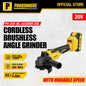 POWERHOUSE PH-20V-WL-AG40NM CORDLESS BRUSHLESS ANGLE GRINDER 20V