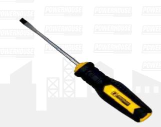 POWERHOUSE PH-SDSL-6X125 CUSHION GRIP SCREWDRIVER SLOTTED 6.5MM