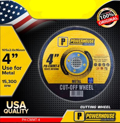 POWERHOUSE PH-CWMT-4 CUT OFF WHEEL FOR METAL
