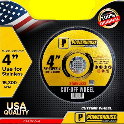 POWERHOUSE CUT OFF WHEEL FOR STAINLESS (PH-CWSS-4)