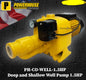 POWERHOUSE DEEP AND SHALLOW WELL PUMP 1.5HP (PH-CO-WELL-1.5HP)