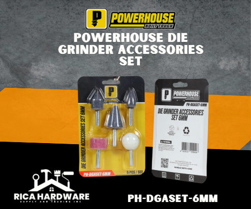 POWERHOUSE DIE GRINDER ACCESSORIES SET 6MM