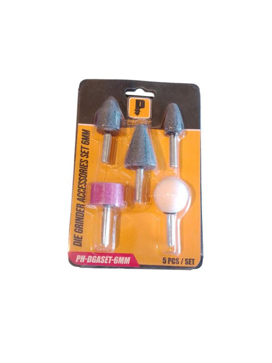 POWERHOUSE PH-DGASET-6MM DIE GRINDER BITS 6MM
