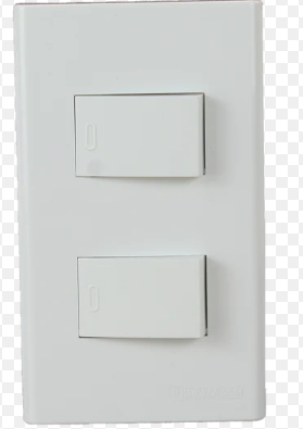 POWERHOUSE LHWD-201-P2 ELECTRIC 2 GANG PLATE ONE WAY SWITCH