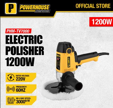 POWERHOUSE PHM-TV7000 ELECTRIC POLISHER
