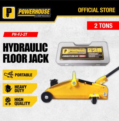 POWERHOUSE HYDRAULIC FLOOR JACK 2T (PH-FJ-2T)