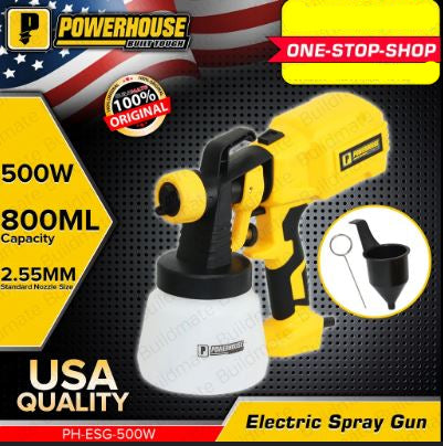POWERHOUSE HANDHELD ELECTRIC SPRAY GUN 500W (PH-ESG-500W)