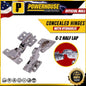 POWERHOUSE HINGES CONCEALED HYDRAULIC C-2 HALFLAP