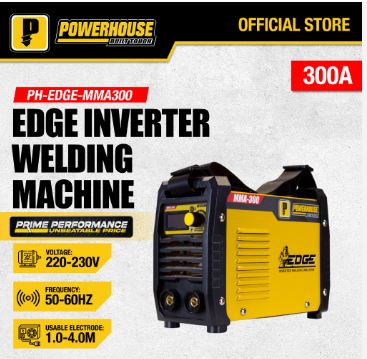 POWERHOUSE INVERTER TYPE WELDING MACHINE EDGE MMA-300AMP