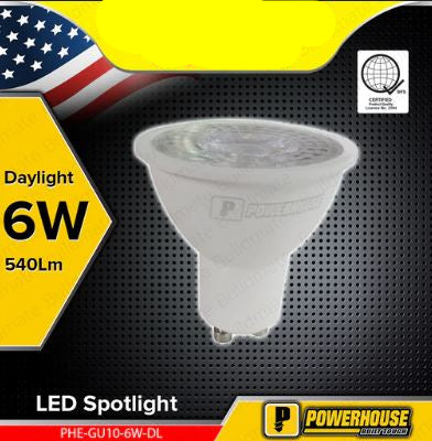 POWERHOUSE PHE -GU10-6W-DL LED SPOTLIGHT