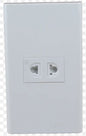 POWERHOUSE LHWD-402-P1 ELECTRIC 1 GANG PLATE W/ UNIVERSAL OUTLET