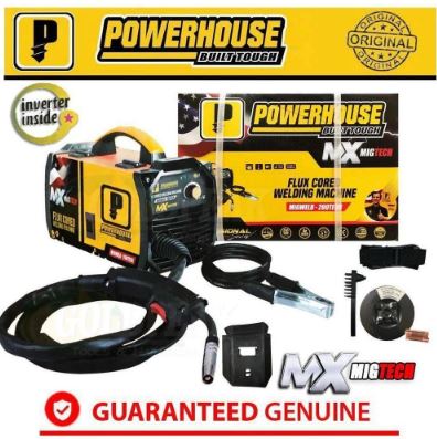 POWERHOUSE MIGWELD-200TECH FLUX CORED WELDING MACHINE W/ FREE LEGENDARY HELMET