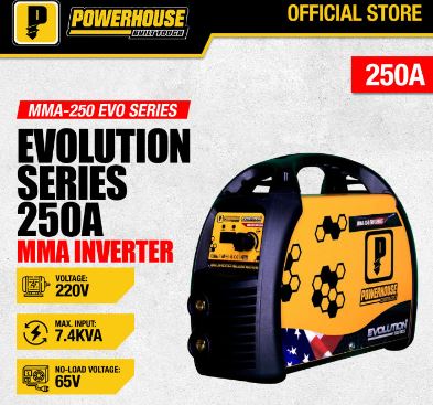 POWERHOUSE MMA-250 EVO SERIES WELDING MACHINE