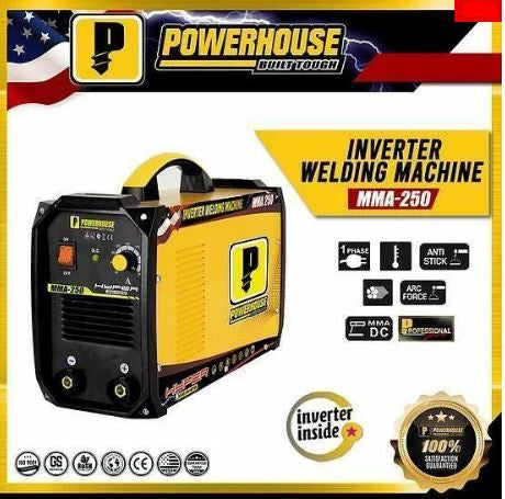POWERHOUSE MMA-250 HYPER SERIES INDUSTRIAL GRADE WELDING MACHINE