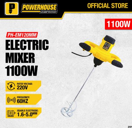 POWERHOUSE POWERHOUSE ELECTRIC MIXER 1200W (PH-EM120MM)