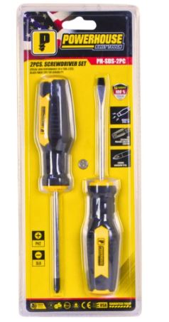 POWERHOUSE PH-SDS-2PC SCREWDRIVER SET 2PCS