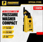 POWERHOUSE PH-COMPACT-120PW PRESSURE WASHER COMPACT SERIES 1,300W