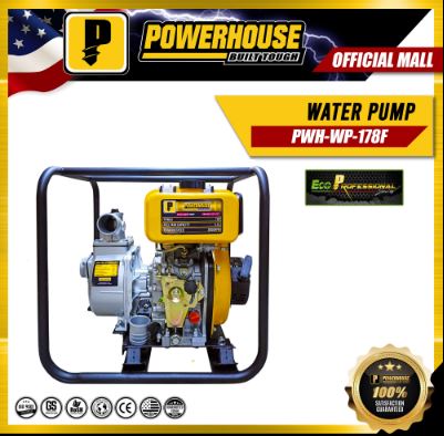 POWERHOUSE PWH-WP-178F DIESEL WATER PUMP 3X3