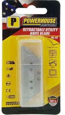 POWERHOUSE PH-RUKCUT-11 RETRACTABLE UTILITY KNIFE ALL STEEL