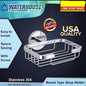 POWERHOUSE WH-RNDSOAP-SUS ROUND TYPE SOAP HOLDER STAINLESS