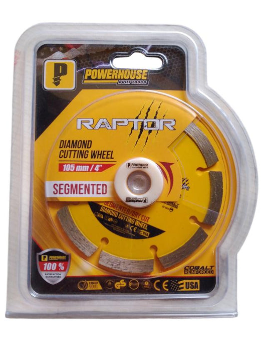 POWERHOUSE DIAMOND CUTTING WHEEL SEGMENTED 105MM/4"