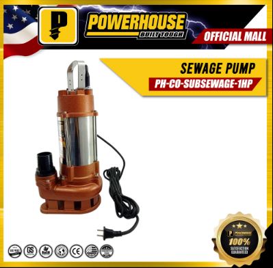 POWERHOUSE PH-CO-SUBSEWAGE-1HP SEWAGE SUBMERSIBLE PUMP OUTLET 1HP