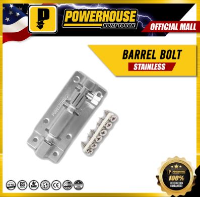 POWERHOUSE STAINLESS BARREL BOLT 2"