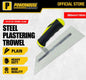 POWERHOUSE STAINLESS STEEL PLASTERING TROWEL PLAIN 260MMX110MM