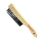 POWERHOUSE STEEL BRUSH WOODEN HANDLE