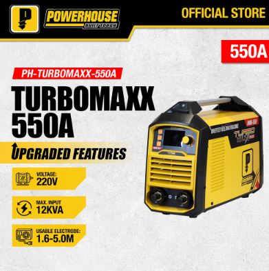 POWERHOUSE TURBO MAXX 550MAXX INVERTER WELDING MACHINE