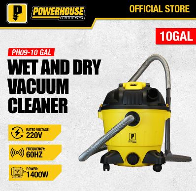 POWERHOUSE PH09-10GAL VACCUM CLEANER 10L