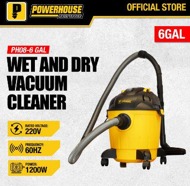 POWERHOUSE PH-08-6GAL VACCUM CLEANER 6L