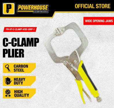 POWERHOUSE VISE GRIP PLIERS C-CLAMP