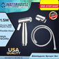 POWERHOUSE WATERHOUSE BIDET HYGENIC SPRAYER SET CHROME ABS PLATIC HEAD W/ FLEXIBLE HOSE