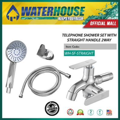 POWERHOUSE WATERHOUSE STRAIGHT HANDLE 2-WAY BRASS FAUCET