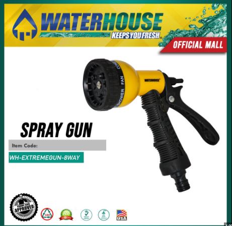 POWERHOUSE WH-EXTREMEGUN-8WAY WATERHOUSE 8 PATTERN PLASTIC WATER SPRAY GUN