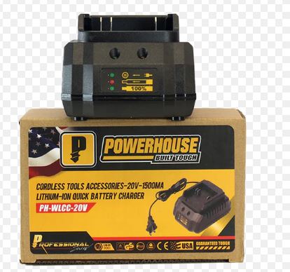 POWERHOUSE PH-WLCC-20V BATTERY CHARGER 20V