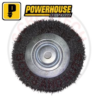 POWERHOUSE CIRCULAR WIRE BRUSH 4"