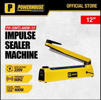 POWERHOUSE PH-ISMT300W-8 IMPULSE SEALER MACHINE 8"