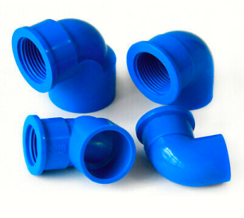 PVC ELBOW WITH THREADED TEE 1/2