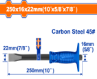 WADFOW COLD CHISEL WCC1301