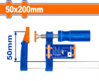 WADFOW F CLAMP 50X200CMM WCP2152