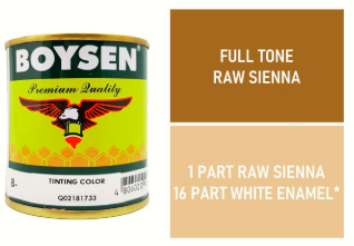 TINTING COLOR RAW SIENNA 1/4L