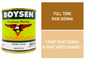 TINTING COLOR RAW SIENNA 1/4L