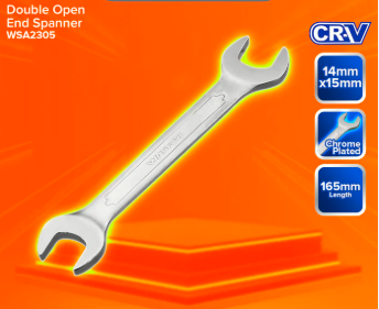 WADFOW Double Open End Spanner 14x15mm - WSA2305