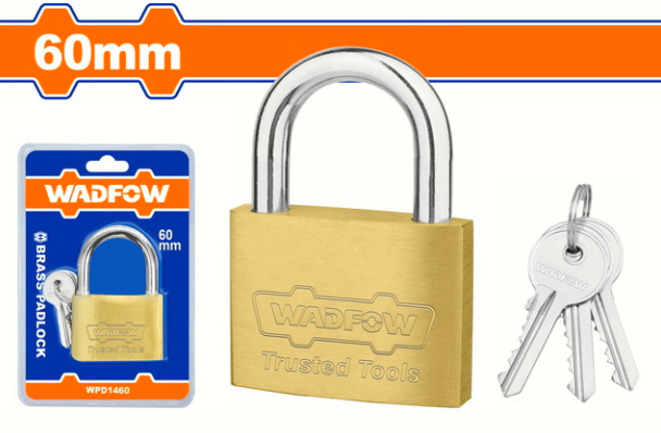 WADFOW Brass Padlock 60mm - WPD1460