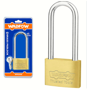 WADFOW Long Shackle Brass Padlock 40mm - WPD2440