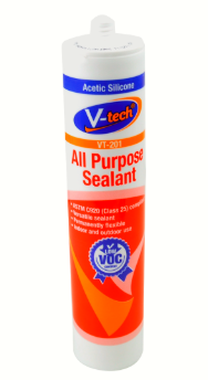 V-TECH SILICONE SEALANT CLEAR