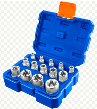 WADFOW 14PCS E-TYPE SOCKET SET