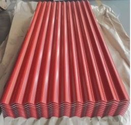 CORRUGATED SHEET COLOR RED 12FT